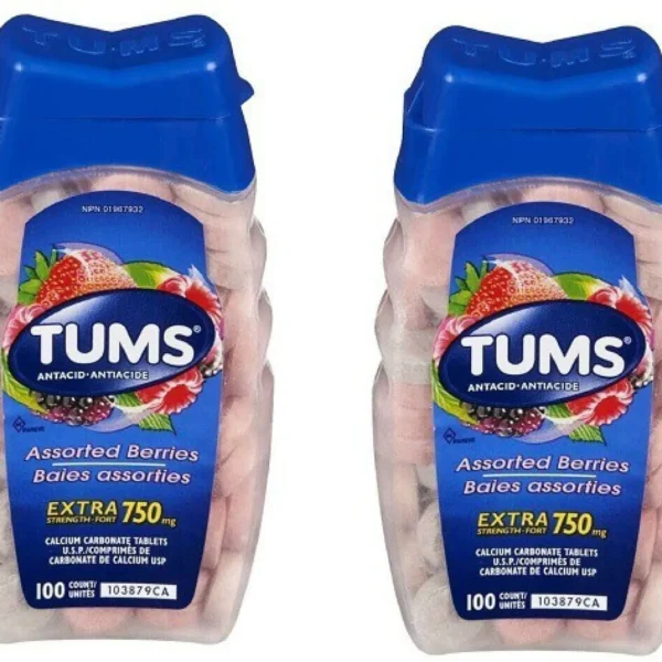 TUMS Extra Strength Antacid Tablets 100pc